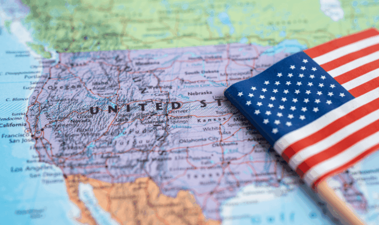 Map of United States showing nationwide utility auditing service coverage