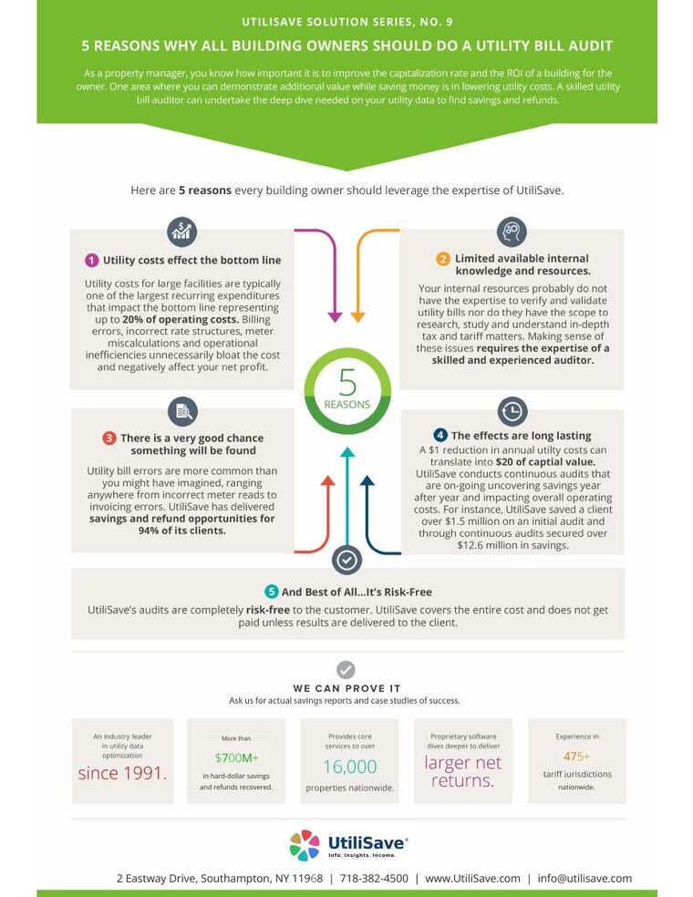 5 Reasons to Do a Bill Audit infographic thumbnail