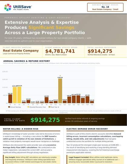 Real Estate Company Small savings report thumbnail